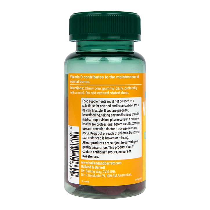 Holland & Barrett Vegetarian Vitamin D 1000 I.U. 25ug 30 Gummies